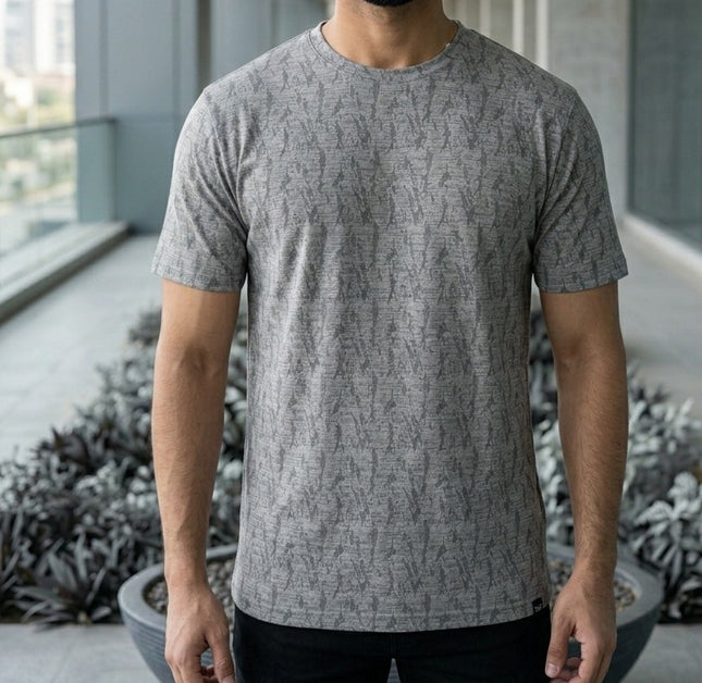 Self-Printed Air Mesh Cotton Polyester Men