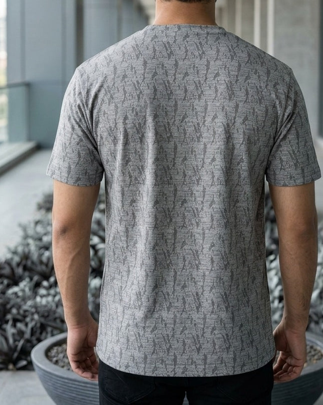 Self-Printed Air Mesh Cotton Polyester Men