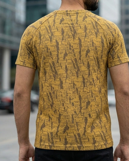 Self-Printed Air Mesh Cotton Polyester Men