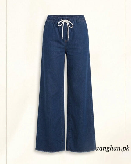 Aanghan Classic Wide-Leg Denim jeans
